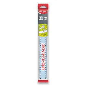 Maped Study Unbreakable Lineal - 30 cm, Mixed Farben